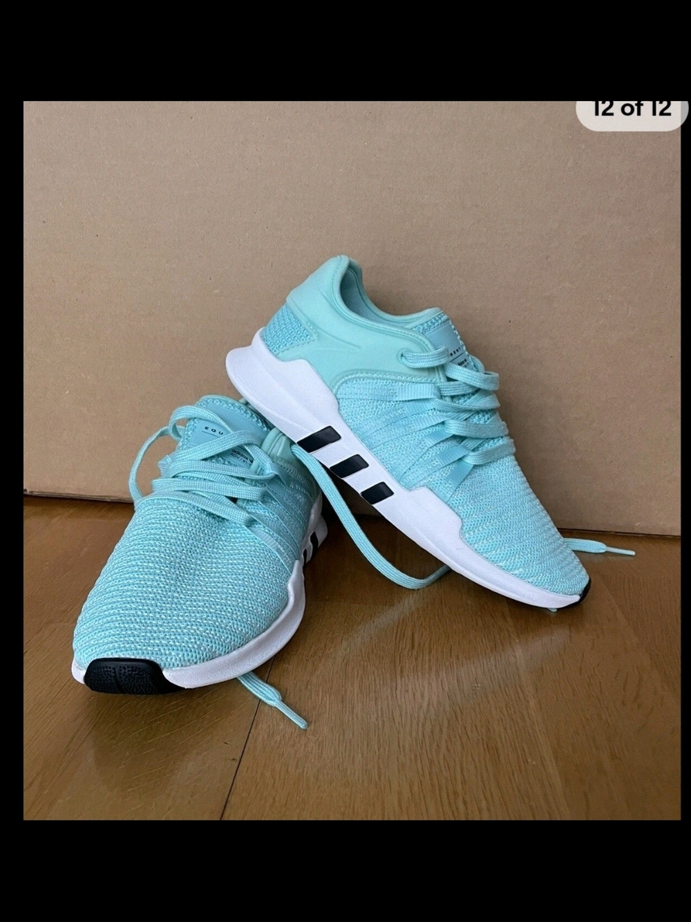 NWT Adidas EQT support ADT Ortholite Comfort Women's Aqua  Sneakers. Size 6.5